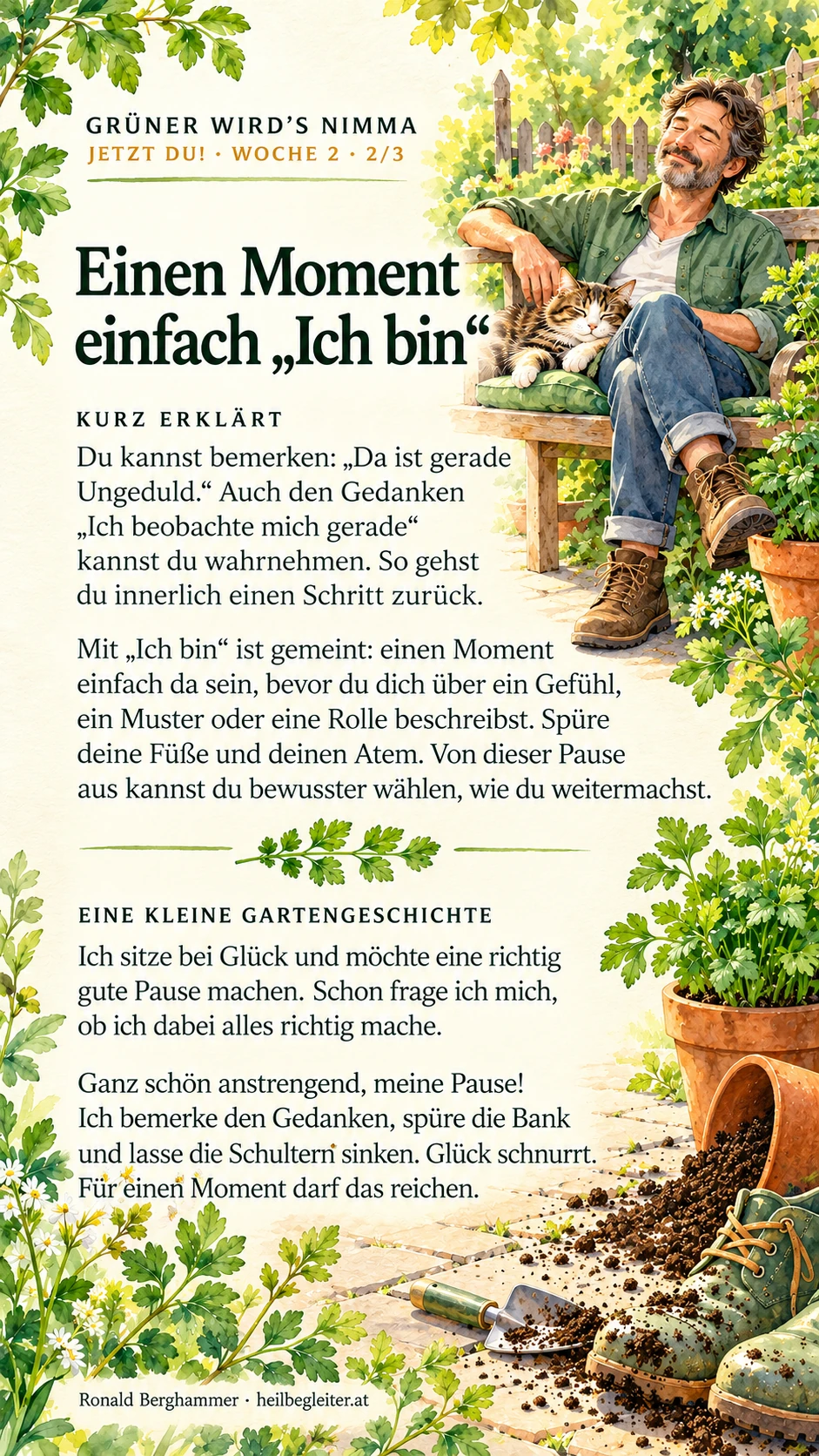Jetzt du! Woche 2, Bild 2: Ich bin